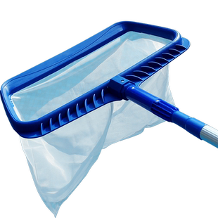 泳池捞网鱼池打捞网捞配伸缩杆加强深水叶网带杆验水盒套装过滤网