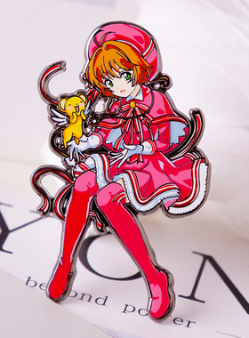 百变小樱 金属徽章 谷子魔卡少女樱胸针别针饰品动漫周边背包配饰