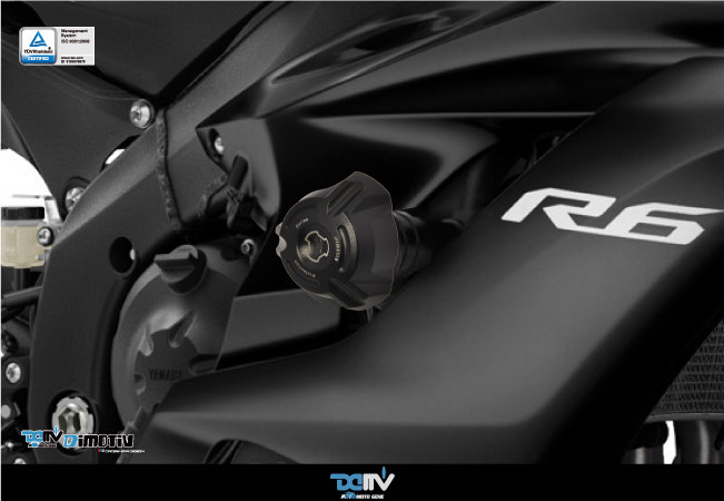 Dimotiv 适用YAMAHA雅马哈 YZF R6 E款车身保护防倒防摔球 DMV