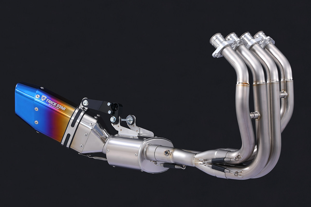 TRICK STAR 适用 KAWASAKI 川崎 ZX 4RR 钛合金全段排气管 梦幻星