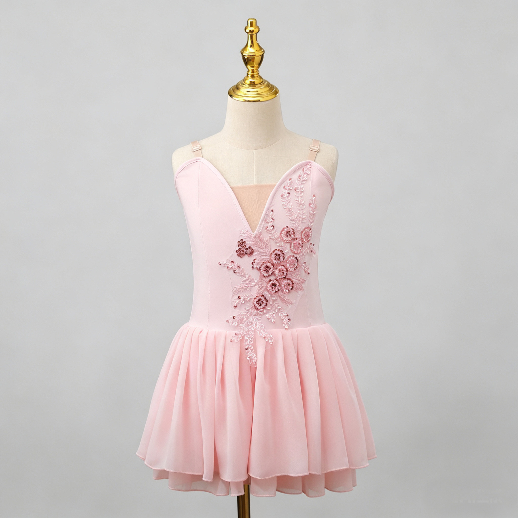 儿童雪纺现代芭蕾舞蹈服飘逸短裙演出服爱神丘比特舞台表演服装图片