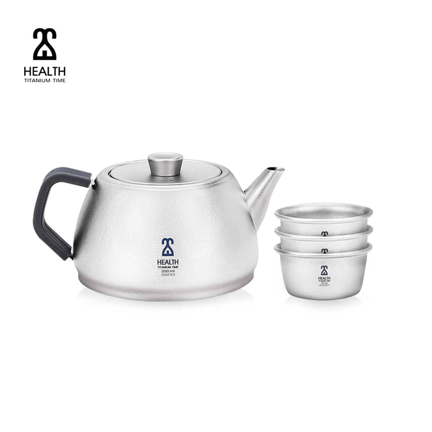 KEITH铠斯钛时代钛茶具套装手抓泡茶过滤杯双层茶杯家用便携茶具