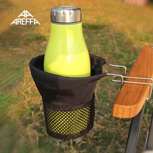 Areffa网布不锈钢杯架户外露营折叠椅椅子家庭出游休闲椅杯架专用