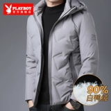 Playboy, зимний пуховик, бархатная куртка для отдыха, увеличенная толщина, оверсайз, утиный пух