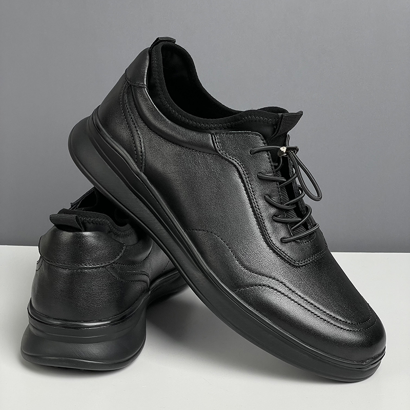 SDEP头层牛皮运动休闲皮鞋