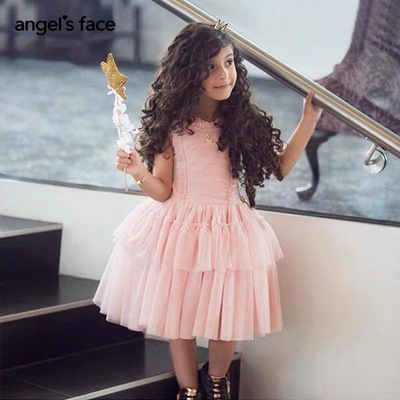 英国进口女童四季时尚吊带公主裙