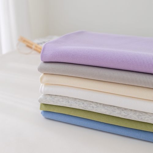 BooBoo布布全棉螺纹面料卫衣下摆袖口领口纯棉针织弹力螺纹布2x2