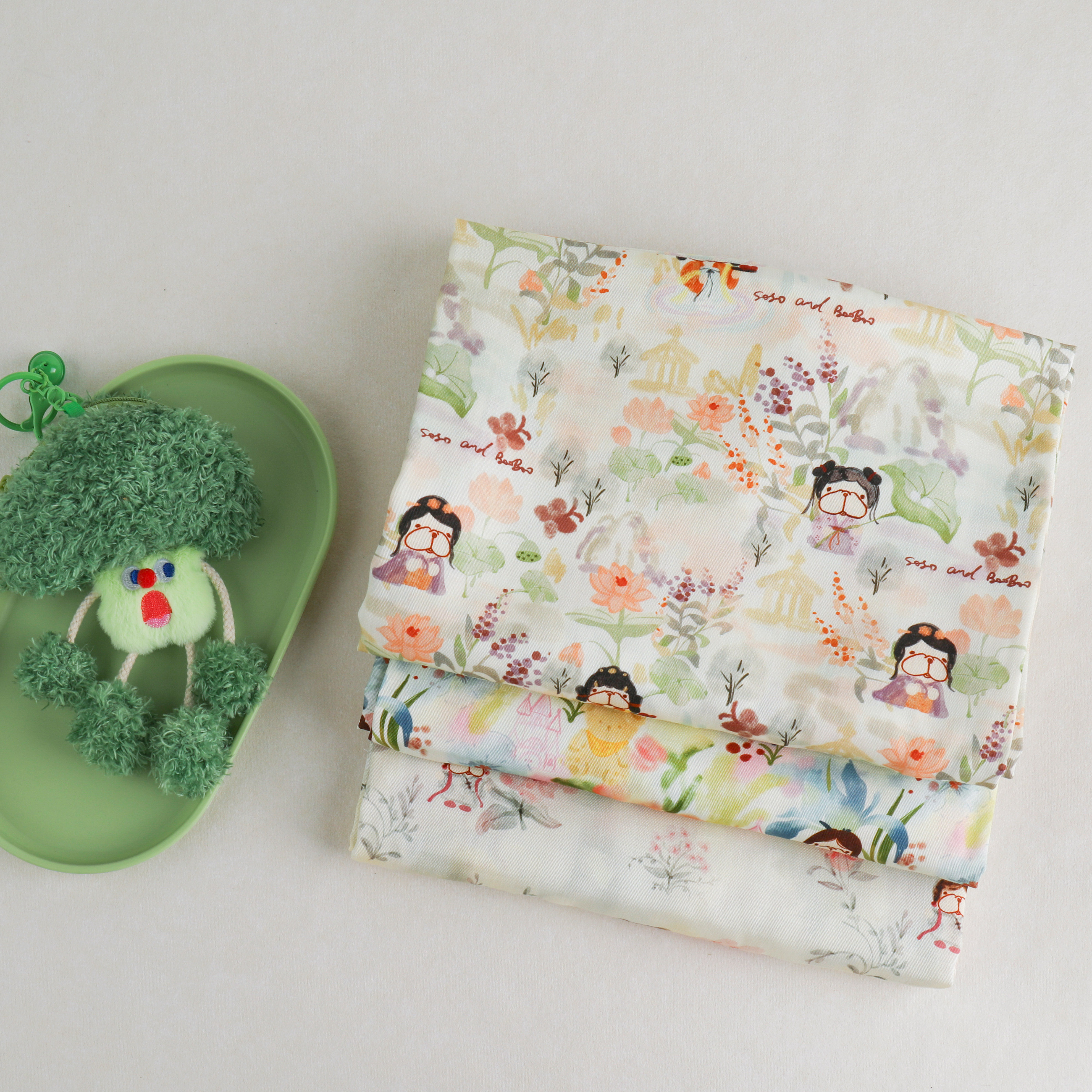 BooBoo布布 天丝棉麻面料高品质连衣裙衬衫丝滑垂感童装印花布料,纺织面料/辅料/配套,莱赛尔纤维布料,淘宝优惠券,粉丝福利购,淘宝优惠卷