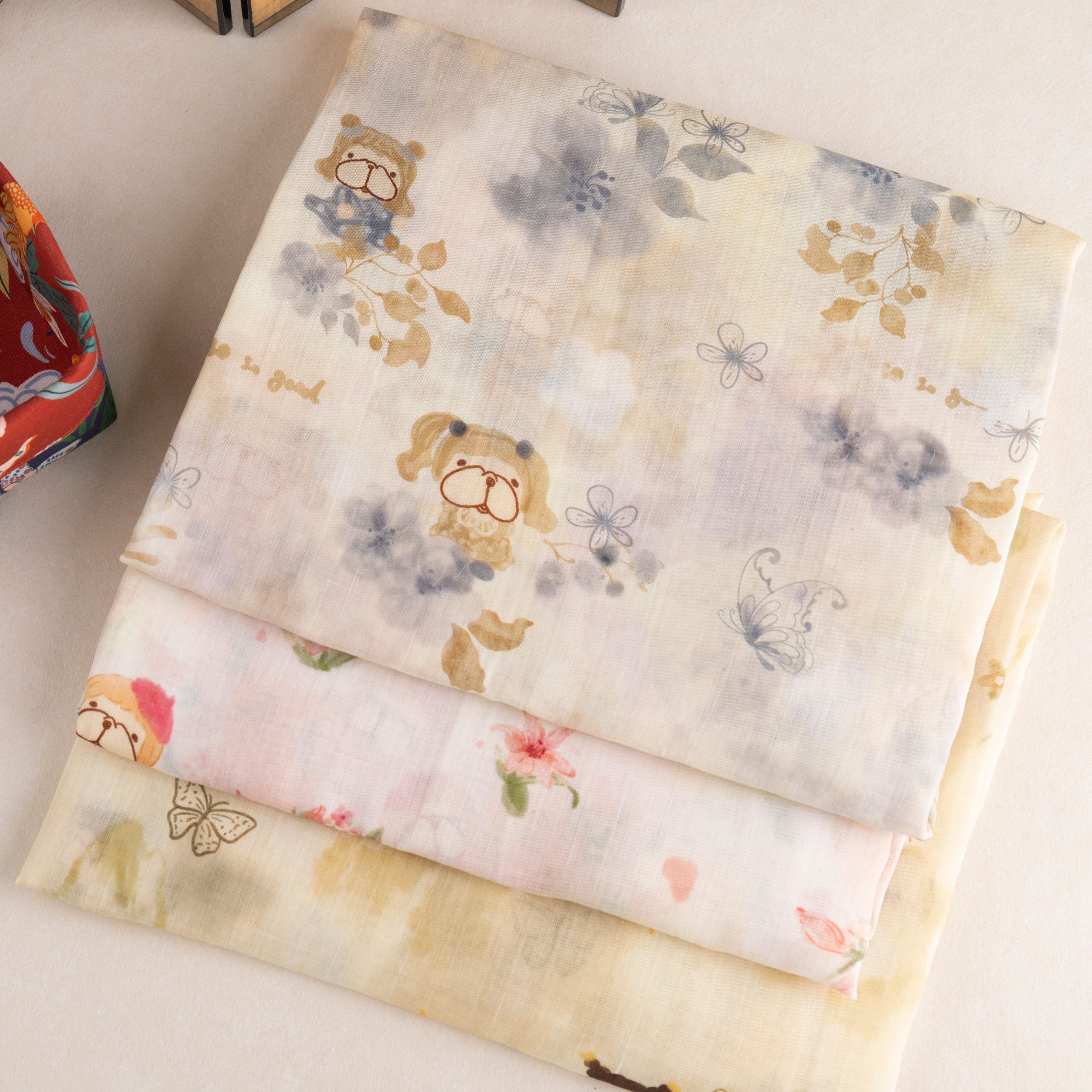 BooBoo布布 100支苎麻面料 夏季连衣裙衬衫中国古风高级手工布料,纺织面料/辅料/配套,棉麻面料,淘宝优惠券,粉丝福利购,淘宝优惠卷