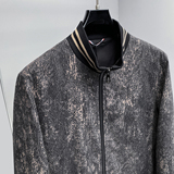 2026新款男士休闲夹克提花棒球领外套2557p145，男装夹克，电商D222