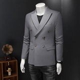 2026新款春秋双排扣小西装男韩版便西服四季外套2806AP170，男装西服，电商D222