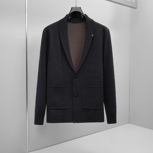 2026商务老钱风秋冬男装羊毛开衫针织衫毛衣外套26518p150,男装针织衫/毛衣,电商D222