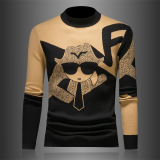 森林猎人2025冬季男装羊毛半高领长袖羊毛衫针织衫毛衣58269p135，男装针织衫/毛衣，电商D222