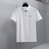 2026男翻领短袖丝光棉小邹棉POLO杉针织领袖子提花8860/p53，男装T恤，电商D222