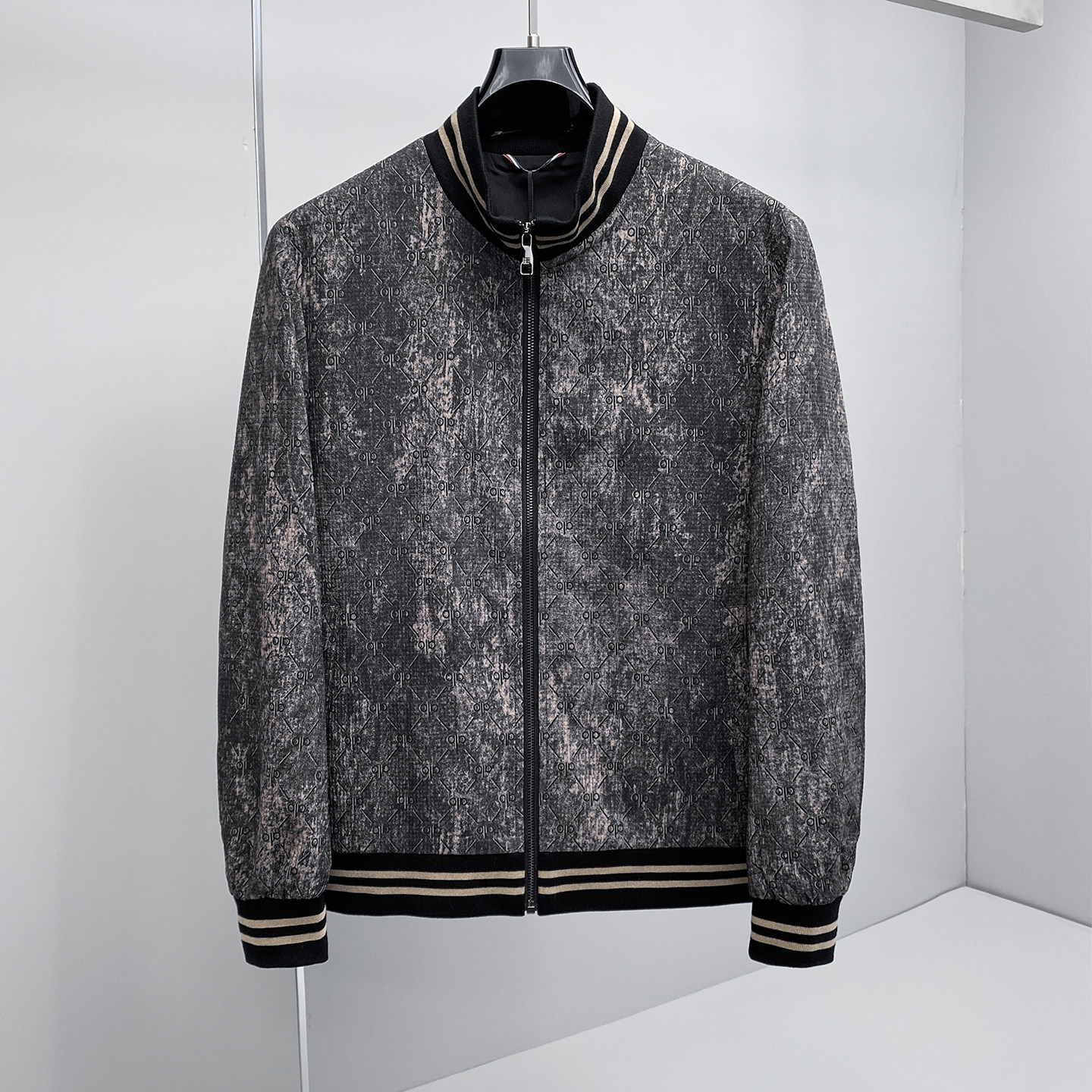 2026新款男士休闲夹克提花棒球领外套2557p145，男装夹克，电商D222