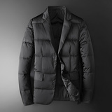 2022西装白鸭绒羽绒服冬装外套男厚羽绒西装领88189p265控价345，男装羽绒服，电商D222