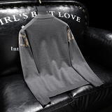 冬季2026男装毛衣圆领羊毛衫加厚针织衫毛织衫23502p135，男装针织衫/毛衣，电商D222