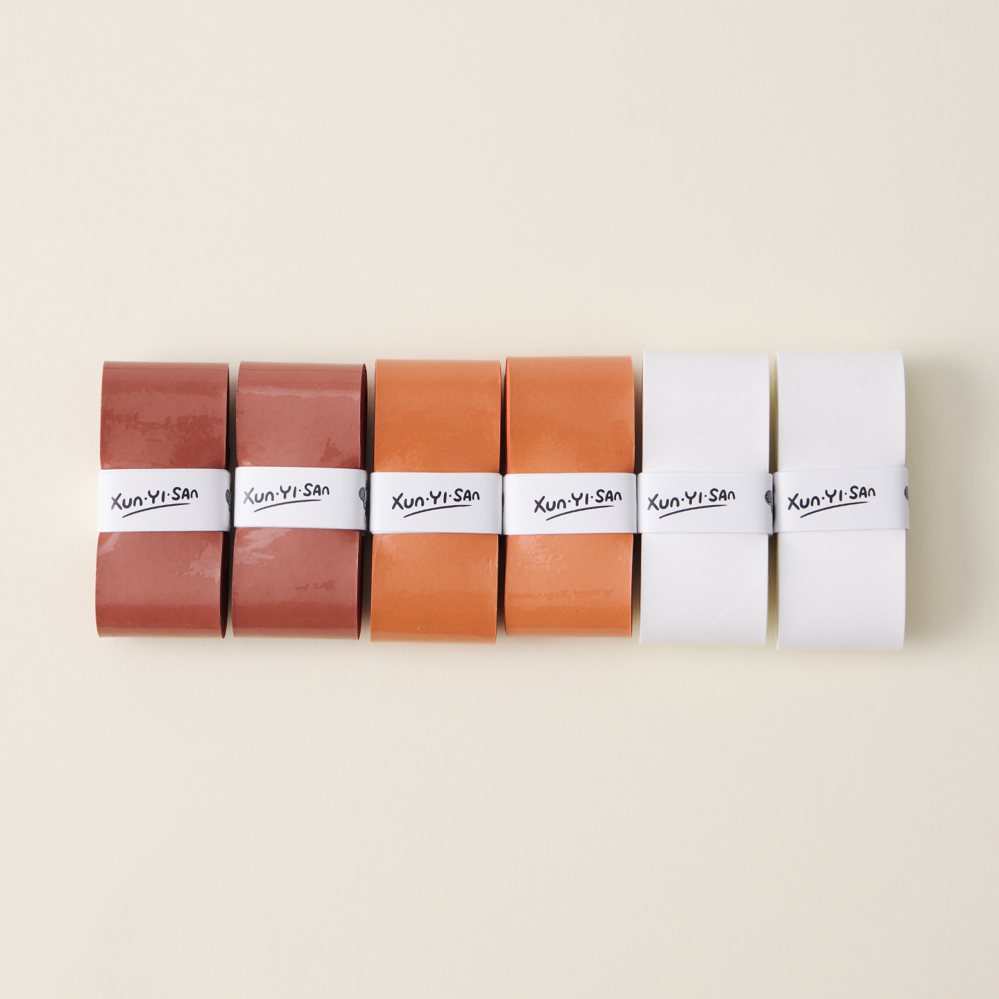 法网红土色复古咖啡色手胶吸汗带粘性防滑手胶超粘吸汗带xunyisan