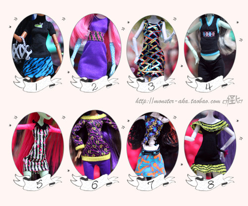 【官配】  娃娃衣服 配件 精灵高中 怪物高中 Monster High