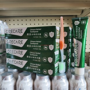 热卖天狮草本护齿牙膏12支装送12支牙刷清新亮白2025年6月生产