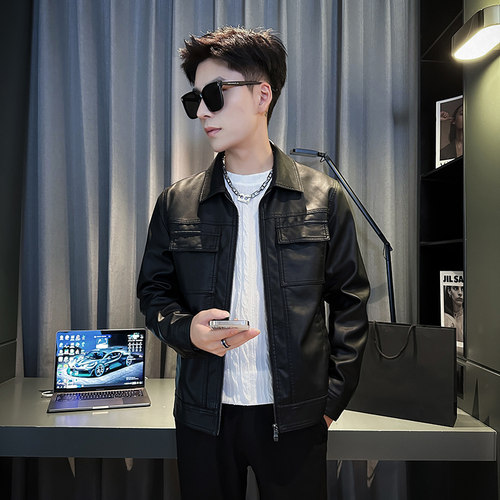 2025新款皮夹克休闲上衣