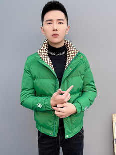 棉袄子冬天2024爆款男士短外套修身保暖轻薄羽绒棉服男款棉衣小版