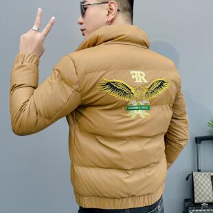 棉服男款冬季立领棉衣男士潮牌帅气2025爆款修身短款棉袄加厚外套