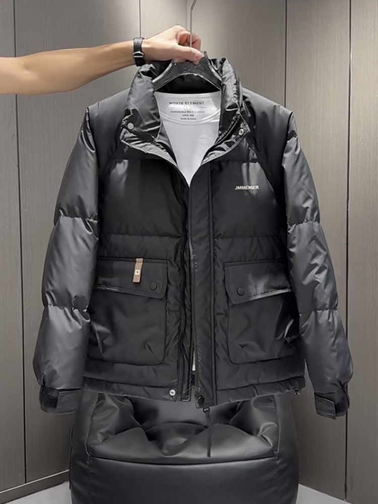 百搭男士保暖加厚潮牌休闲上衣