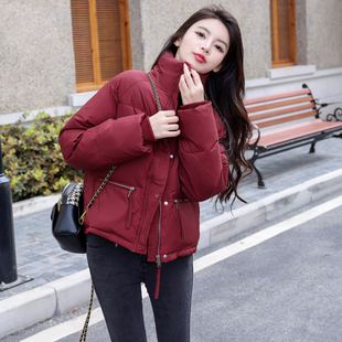 白鸭绒立领面包服羽绒服外套女 羽绒服女小个子新款 清仓福利款 短款