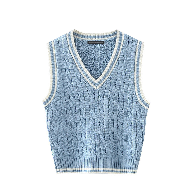 美式V领修身背心内搭外穿坎肩马夹无袖上衣bm风马甲针织背心女款,女装/女士精品,马夹,淘宝优惠券,粉丝福利购,淘宝优惠卷