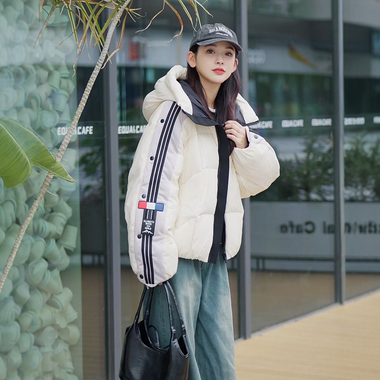 BM短款羽绒服女美式欧货潮牌