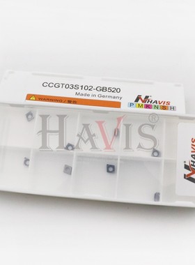 HAVIS CCGT03S102-GB520 PR930 VP15TF GX1008车刀片PCD镗刀片