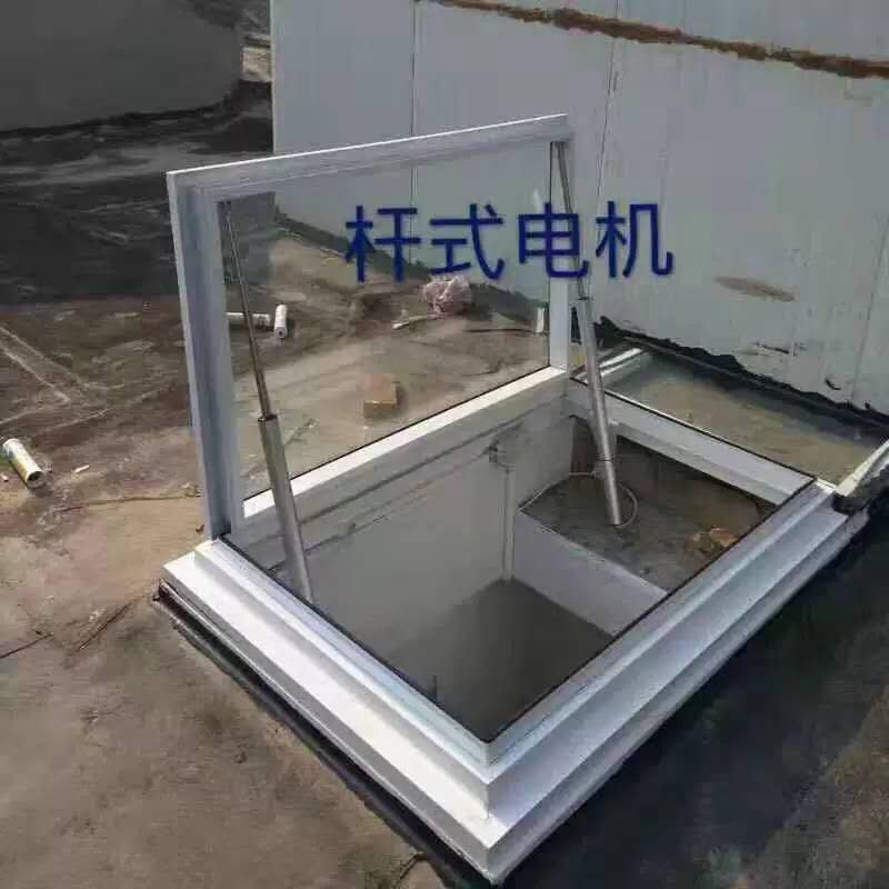 定制天窗斜屋顶阳光房天窗智能电动天窗铝合金天窗楼梯口平移天窗