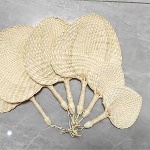 手工编织蒲扇芭蕉扇夏季宝宝驱蚊扇子老式中国风麦秸草编夏天儿童