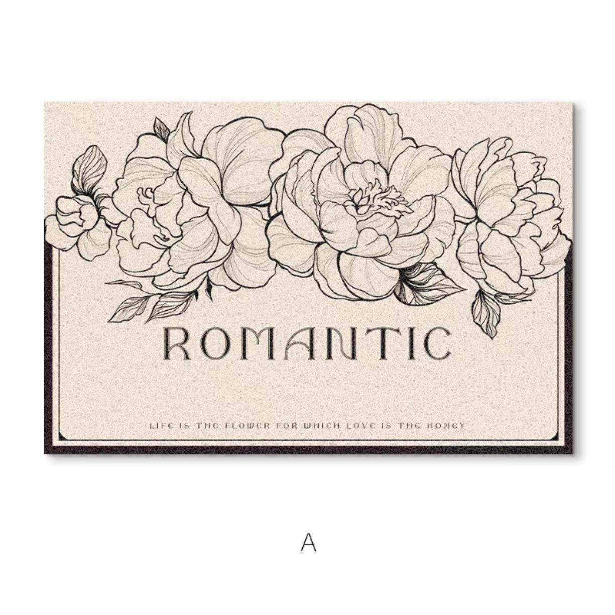 入户门地垫侘寂进门门口丝圈门垫玄关除尘脚垫可裁剪耐脏防滑地毯,居家布艺,家用脚垫,淘宝优惠券,粉丝福利购,淘宝优惠卷