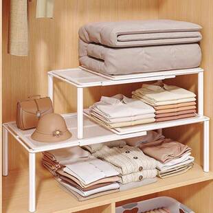 厨房冰箱上置物架上方空间利用神器缝隙收纳层架冰柜顶部伸缩架子