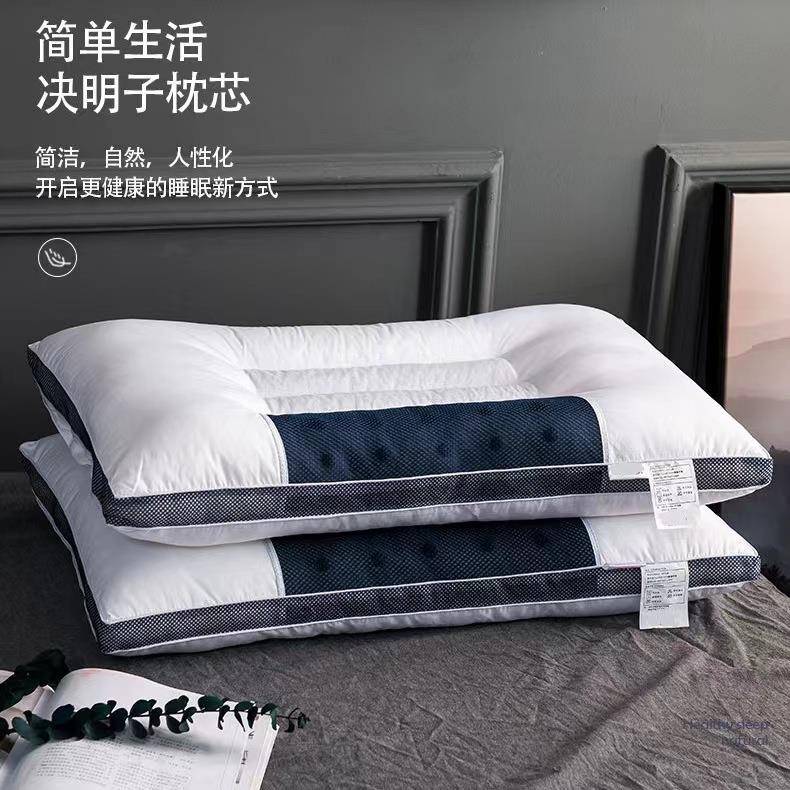 磁疗决明子单人护颈椎专用枕头枕芯家用一对装学生宿舍助睡眠整头