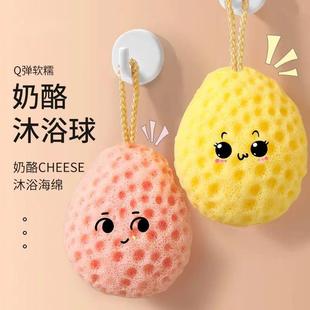 婴儿洗澡海绵天然魔芋扑扑棉沐浴球新生儿童搓澡神器宝宝棉洗脸扑
