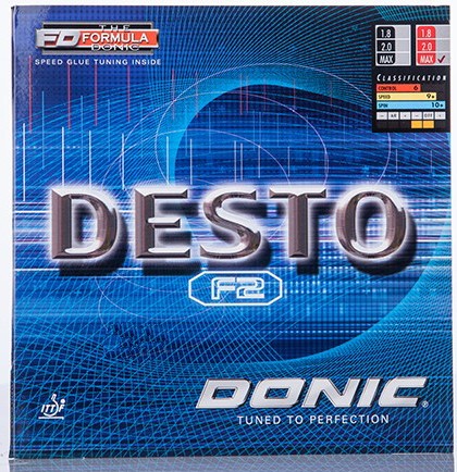 DONIC多尼克F1乒乓球套胶皮F2 F3反胶乒乓球拍胶皮内能涩性套胶皮