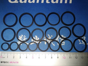 进口靠轮 内径10.5-13mm 录音机收录机靠轮 卡座胶圈 懒轮 惰轮
