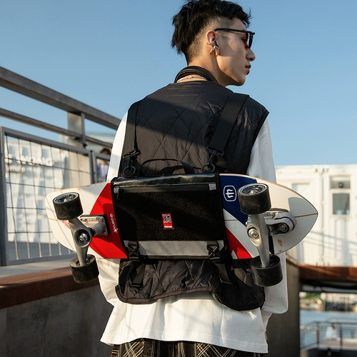Mackar Skateboarding Road Flush Panel Double -Headed Plate Land Shoodling Board рюкзак рюкзак рюкзак Land Punch Board Bag Сумка для хранения хранения
