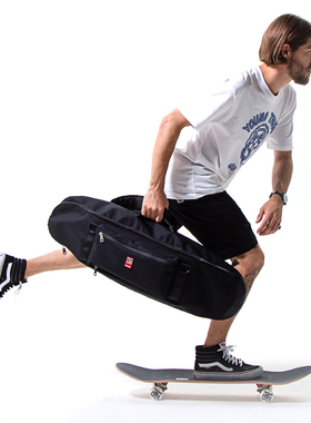 MACKAR单肩滑板包护具收纳包防水滑板袋双翘板儿童滑板双肩包背包