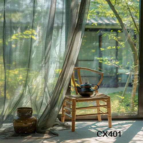 直播背景布新中式古风直播间背景墙3d立体场景布置摄影道具高级感