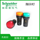 DC24V 施耐德指示灯LED信号灯红黄绿色22mm220V XB2BVB4LC