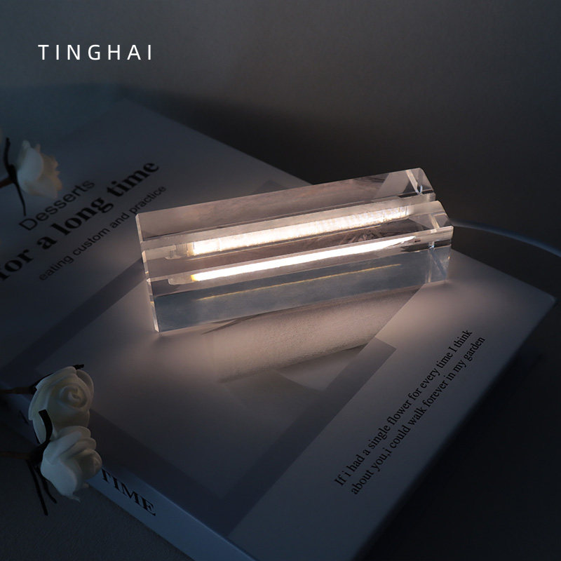 亚克力LED发光灯座白光酒杯垫发光小夜灯底座diy发光摆件底座定制,家装灯饰光源,小夜灯,淘宝优惠券,粉丝福利购,淘宝优惠卷