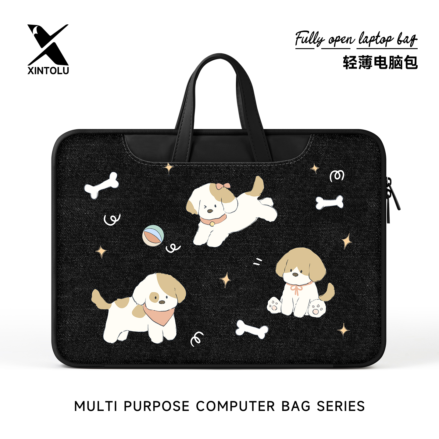 新通路笔记本电脑包猫猫手提