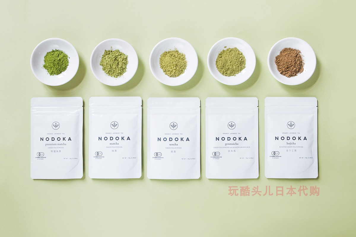 现货日本NODOKA煎茶特选100%无农药高山抹茶粉冲饮抹茶五十铃粉 咖啡/麦片/冲饮 抹茶粉 原图主图