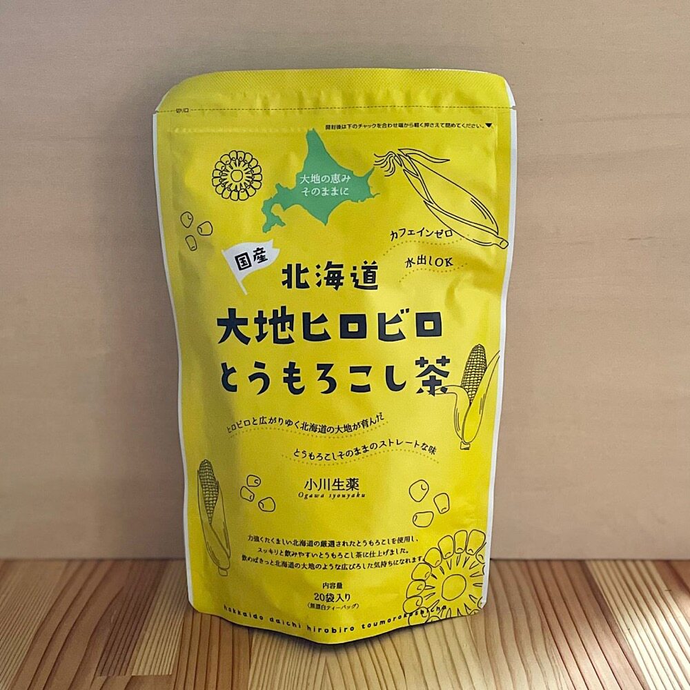 现货 日本小川生药 北海道产玉米茶 无咖啡因 无糖 玉米茶 茶包