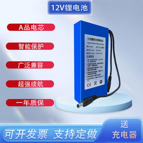 12v大容量聚合物锂电池