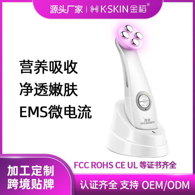 家用金稻美容仪器面部精华导入仪按摩器跨境外贸KD9900礼盒装便携